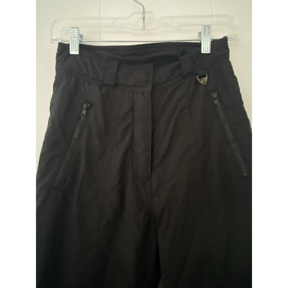 Vintage Skitique Womens Sz Small Ski Snow Pants Black